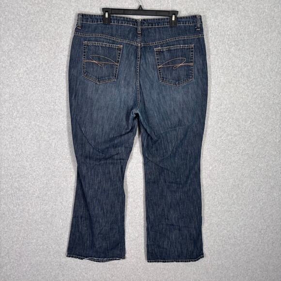 Kikit Jeans 20 Kick Flare Ankle Bootcut Stretch Faded Distressed Embroidered - Picture 8 of 10